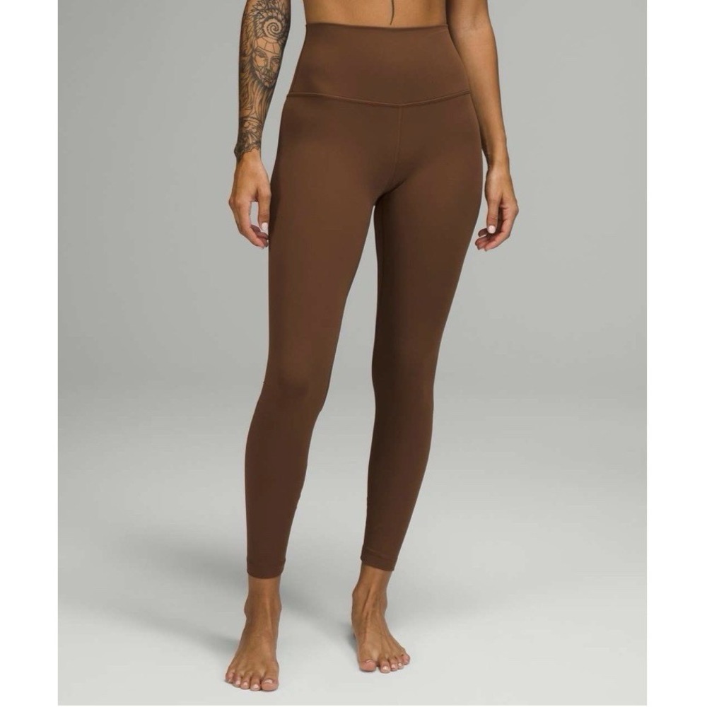 Lululemon Align High Rise Leggings Size 4 Roasted Brown Yoga Excellent Nulu